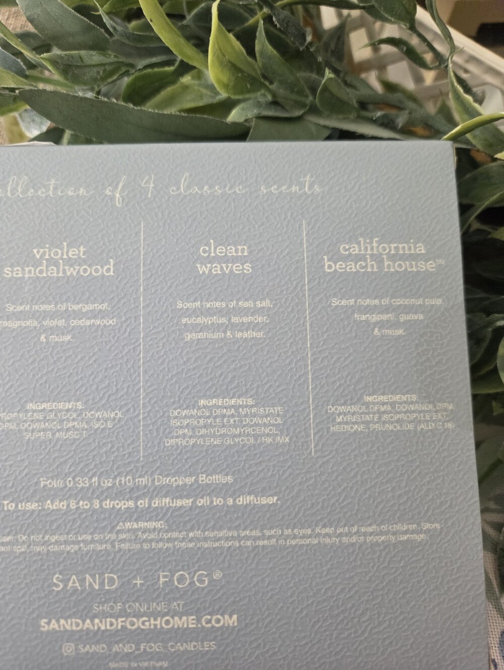 SAND + FOG Blue Diffuser Oils Set - Picture 5 of 5